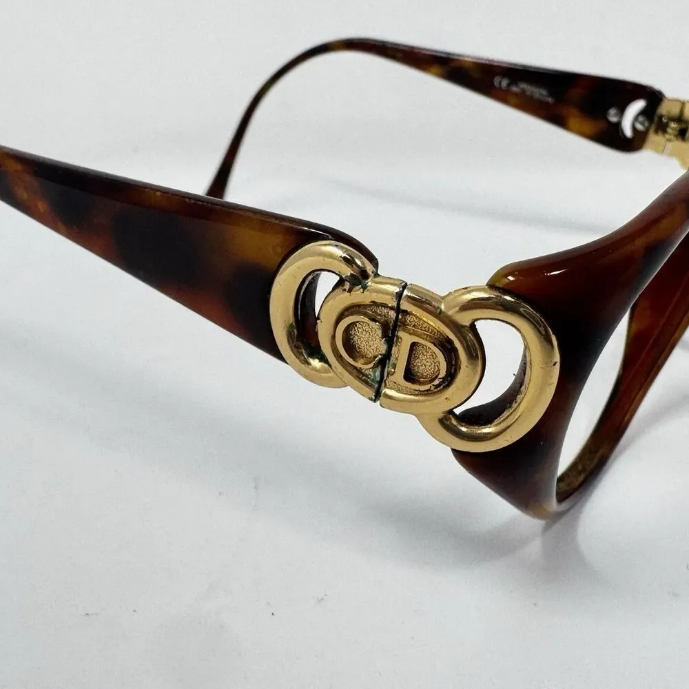 Christian Dior 2851 Tortoise Sunglass Frames 57-14 Made in Austria 1990s